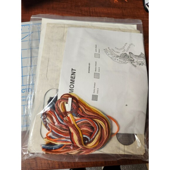 Sunset Needlepoint Kit #S6550 Special Moment Mother & Child Unopened - Picture 2 of 2